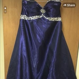 Purple prom dress